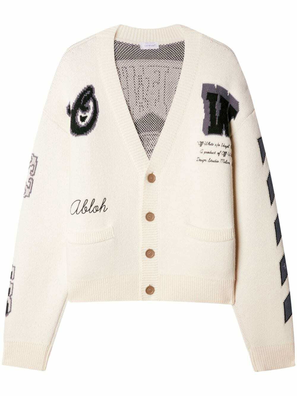OFF-WHITE - Wool Cardigan Off-White