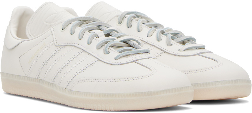 adidas x Humanrace by Pharrell Williams White Humanrace Samba Sneakers