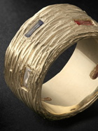 BLEUE BURNHAM - 9-Karat Gold Sapphire Ring - Gold