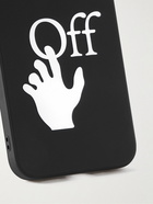 Off-White - Hand Off Logo-Print Rubber iPhone 12 Pro Case