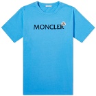 Moncler Men's Tonal Logo T-Shirt in Blue