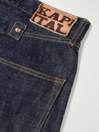 KAPITAL - Okagilly Straight-Leg Appliquéd Jeans - Blue