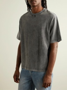 Acne Studios - Extorr Cotton-Jersey T-Shirt - Gray