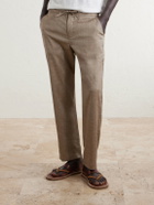 Frescobol Carioca - Straight-Leg Cotton Suit Trousers - Neutrals