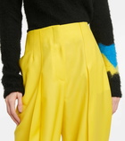 Loewe High-rise wool twill pants
