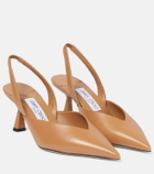 Jimmy Choo Maryanne 65 leather slingback pumps