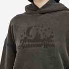 Alexander Wang Women's Skyline Print Hoodie in Grey