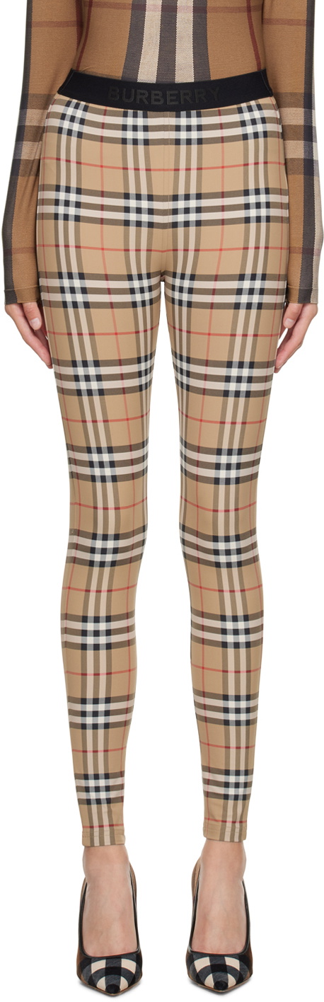 Burberry Beige Belvoir Leggings