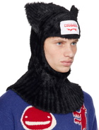Charles Jeffrey LOVERBOY Black Fluffy Ears Balaclava