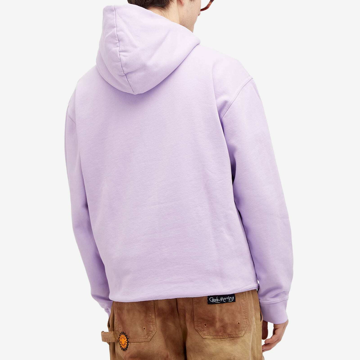 Good Morning Tapes Men's Duck Hoody in Lavender