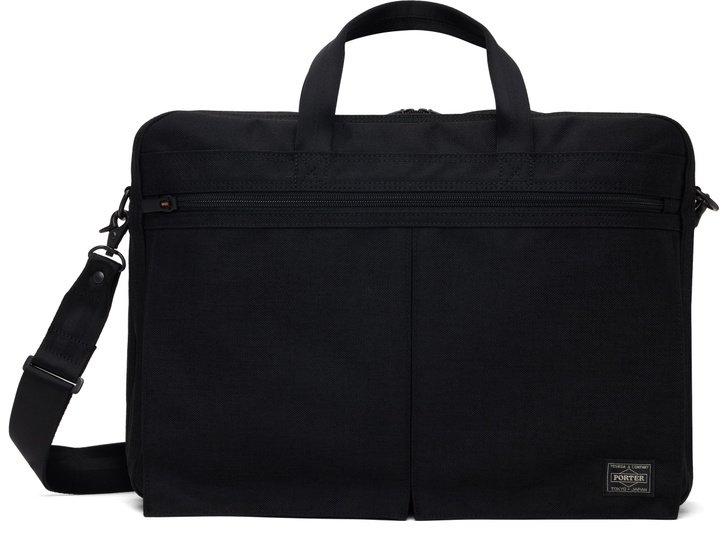 Photo: PORTER - Yoshida & Co Black Tension 2Way Briefcase