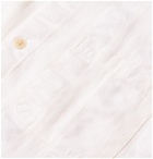 OLIVER SPENCER - Striped Linen Shirt - Neutrals