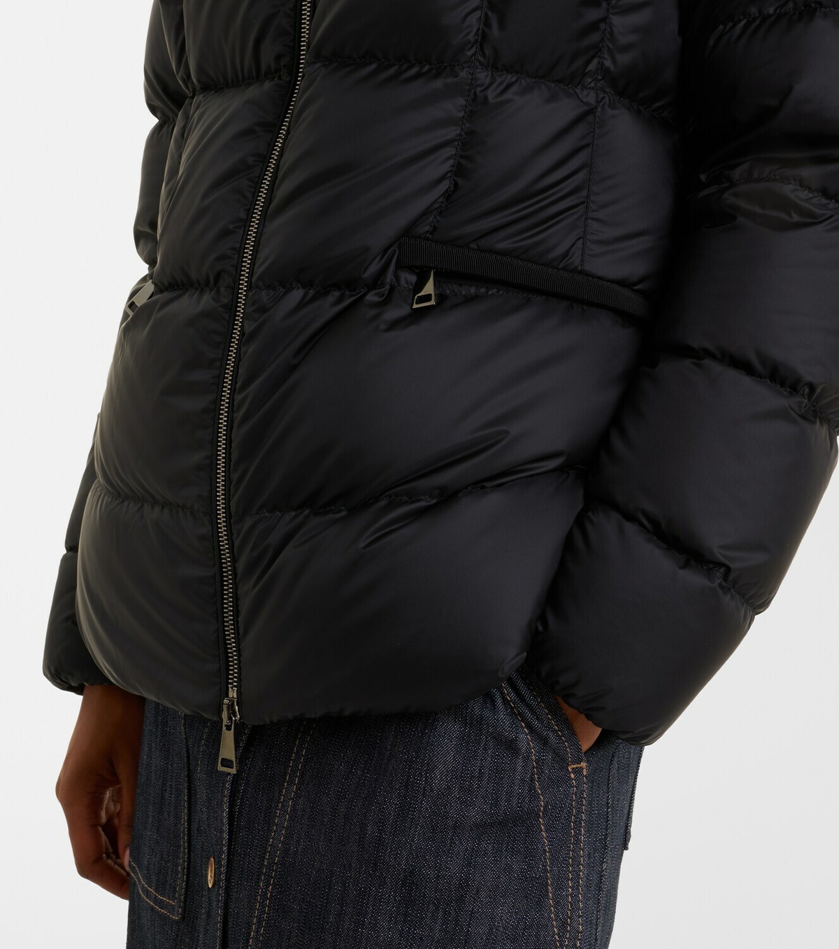 Moncler Boed shearling-trimmed down jacket
