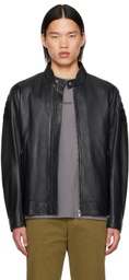 BOSS Black Zip Leather Jacket