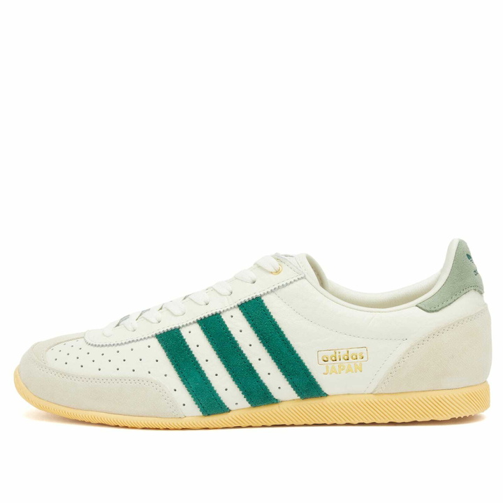 Photo: Adidas Japan W in Off White/Green/Orange