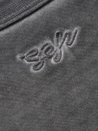 Séfr - Mauro Organic Cotton-Jersey T-Shirt - Gray