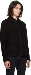 BOSS Black Regular-Fit Leather Jacket