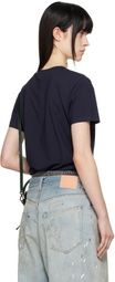 Acne Studios Navy Regular Fit T-shirt