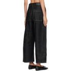 Studio Nicholson Black Chalco Wide Leg Jeans