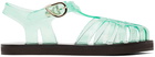 Ancient Greek Sandals Blue Homeria Jelly Sandals