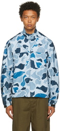 Billionaire Boys Club Blue Camo Lightweight Jacket