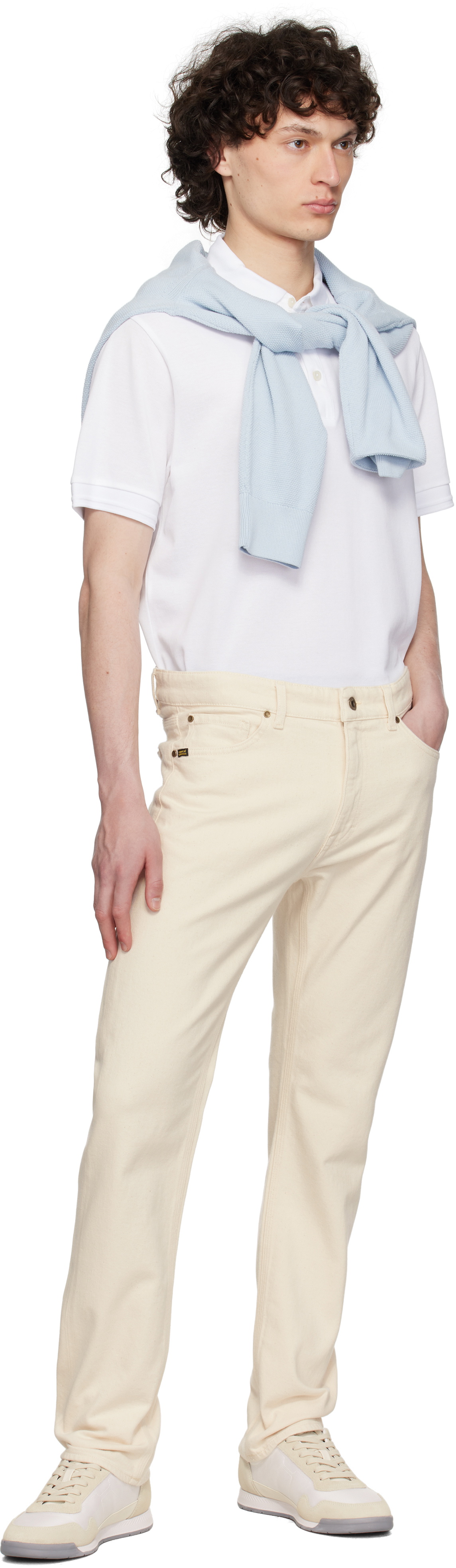 Tiger of Sweden Off-White Des Regular-Fit Jeans