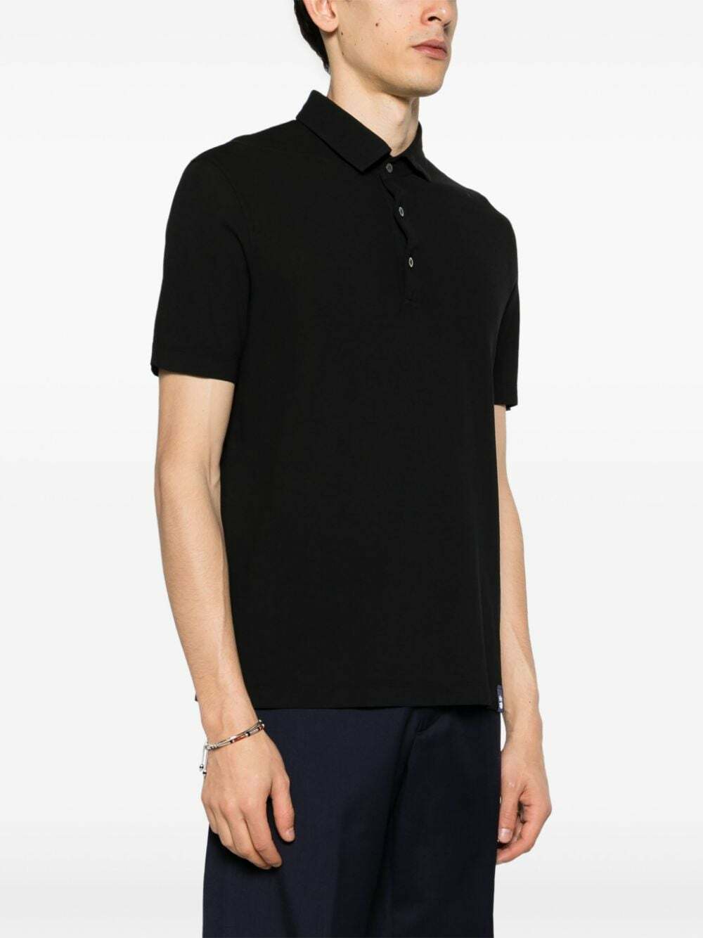 Drumohr Men's Cotton Polo White main image 1