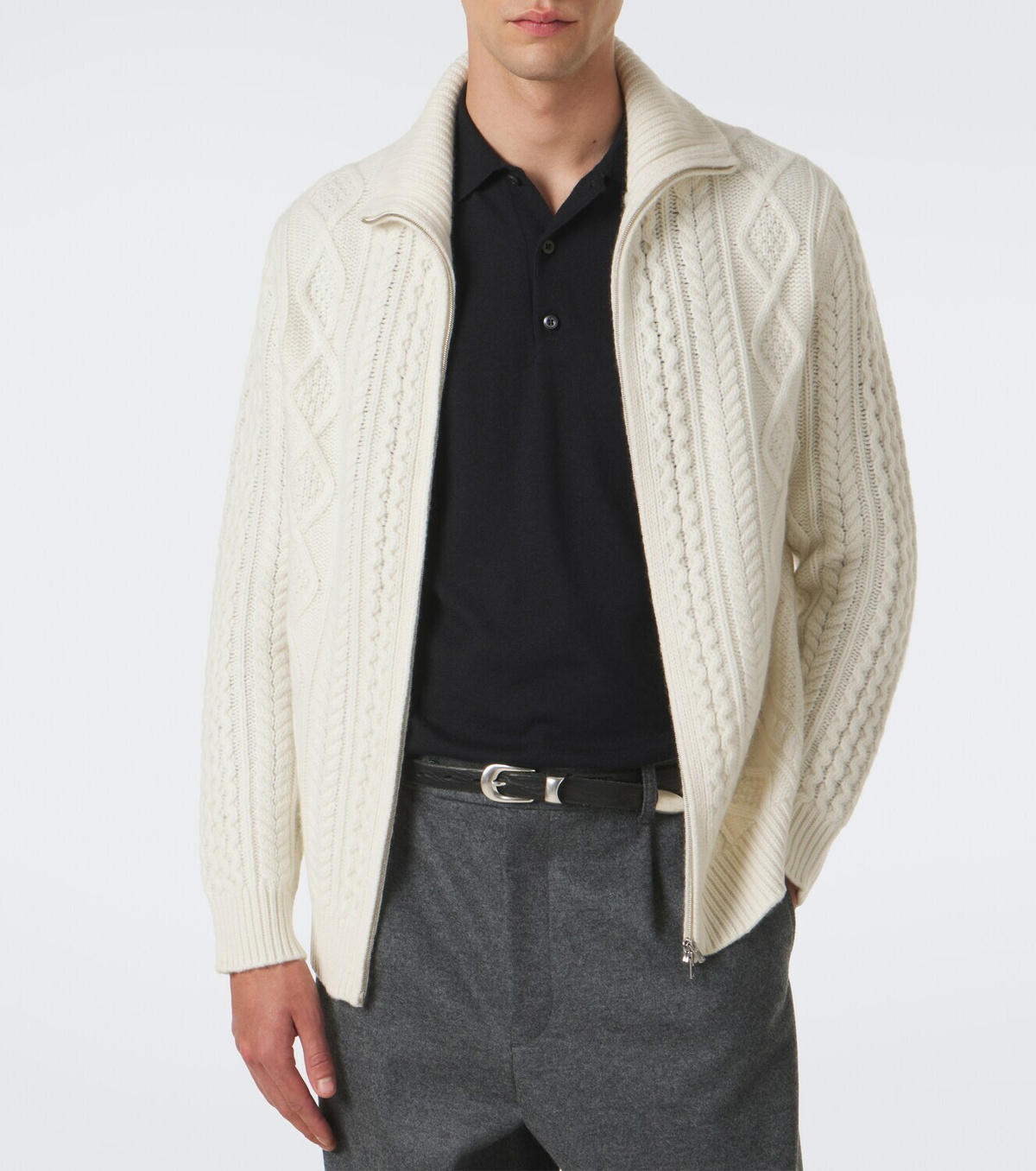Arch4 Mr Walter cable-knit cashmere cardigan