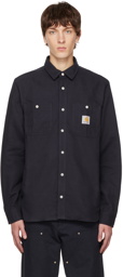 Carhartt Work In Progress Navy Clink Shirt