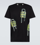 Givenchy - 4G Padlock printed cotton T-shirt