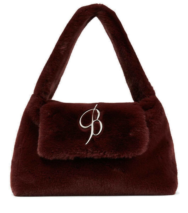 Photo: Blumarine Faux fur tote bag