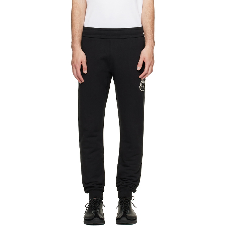 Photo: Moncler Black Drawstring Sweatpants