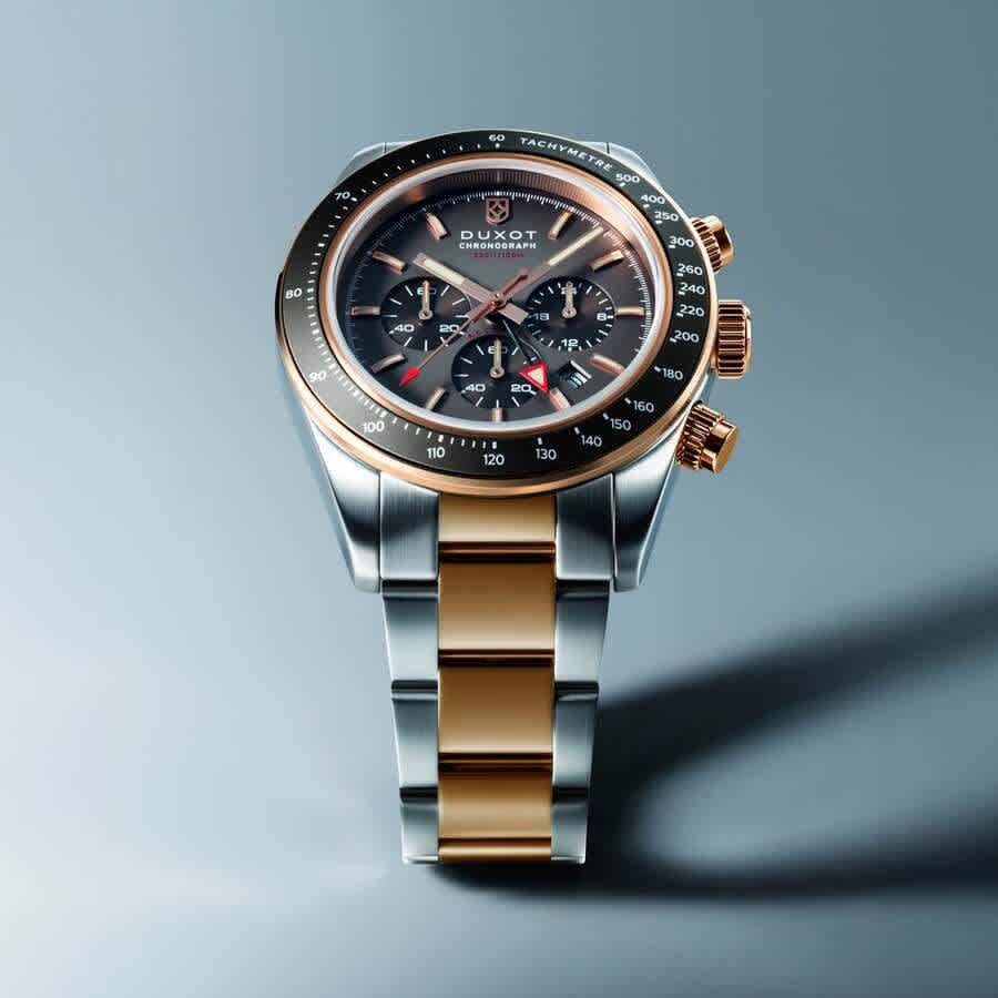 Duxot Vitesse Chronograph Quartz Grey Dial Mens Watch DX-2072-55