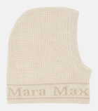 Max Mara Gong logo wool ski mask