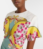 La DoubleJ Lela printed jersey midi dress