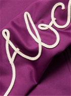 Abc. 123. - Logo-Appliquéd Jersey Track Jacket - Purple