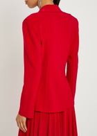 Norma Kamali Stretch-jersey Blazer Red