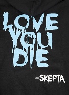 Skepta “Love You Die” Zip-Up Hooded Sweatshirt in Black