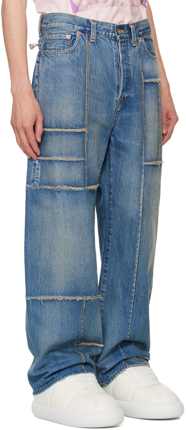 doublet Blue Frankenstein Cutting Jeans