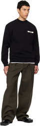 JACQUEMUS Black Les Classiques 'The Gros Grain' Sweatshirt
