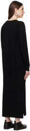 House of Dagmar Black Paneled Maxi Dress
