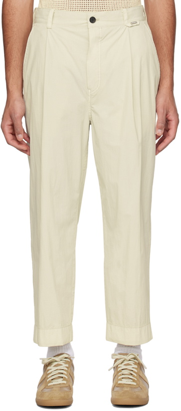 Photo: Solid Homme Beige Tapered Trousers