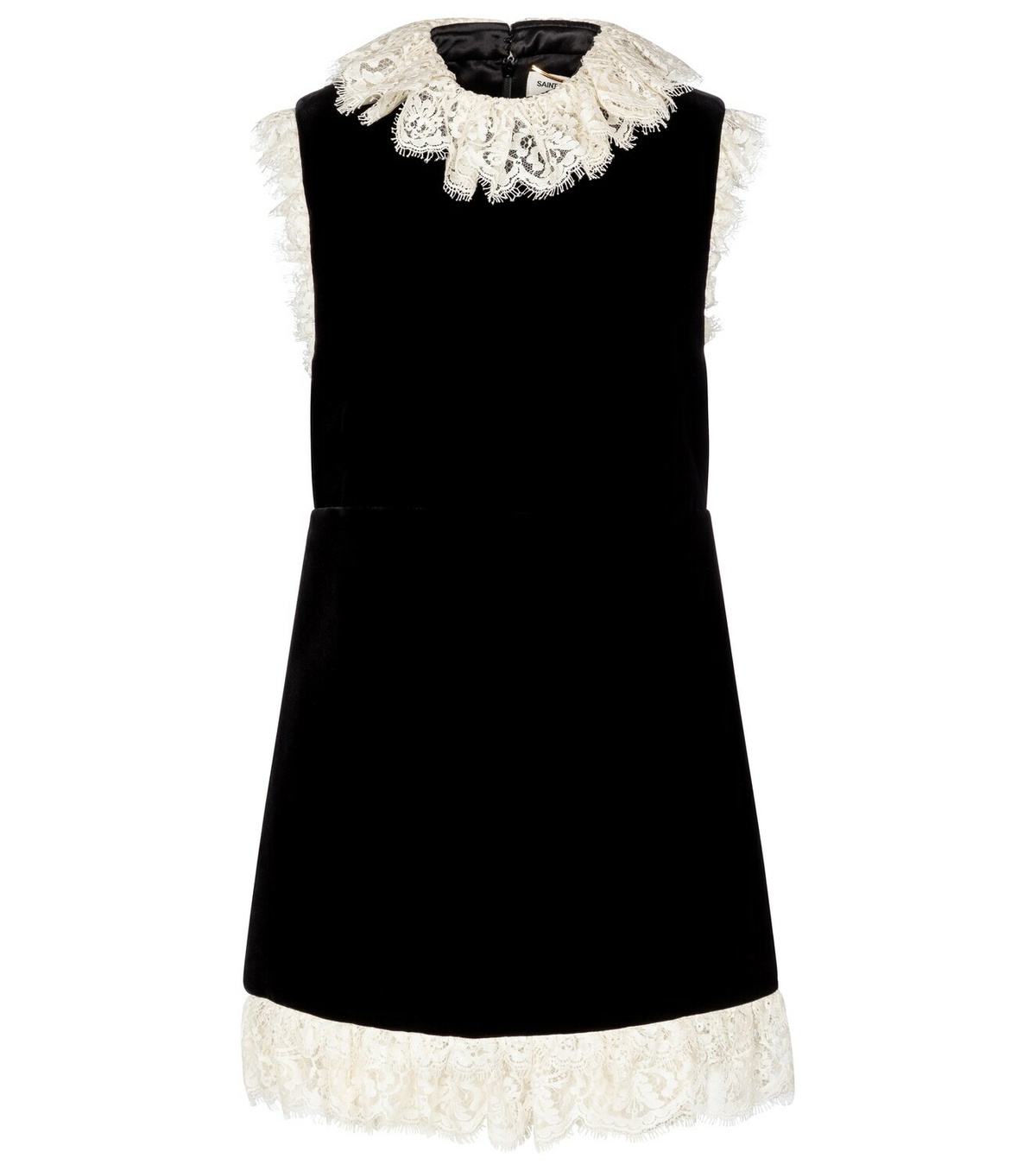 Saint laurent velvet outlet mini dress