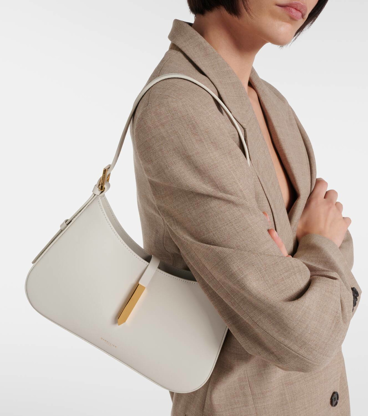 DeMellier Tokyo leather shoulder bag