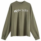 Brain Dead Men's Earth Wisdom Long Sleeve T-Shirt in Dark Green