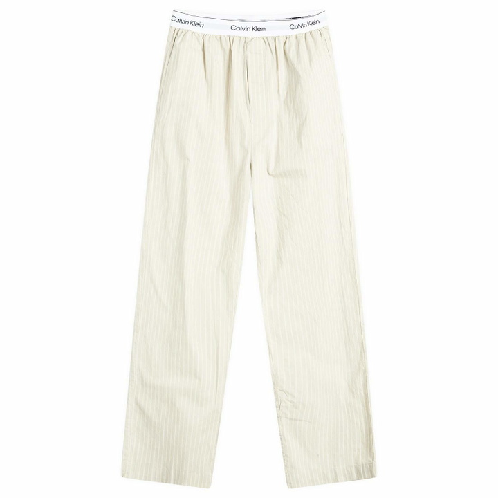 Photo: Calvin Klein Men's Sleep Pant in Pelican Stripe