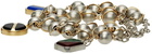 Maison Margiela Silver & Gold Beaded Bracelet