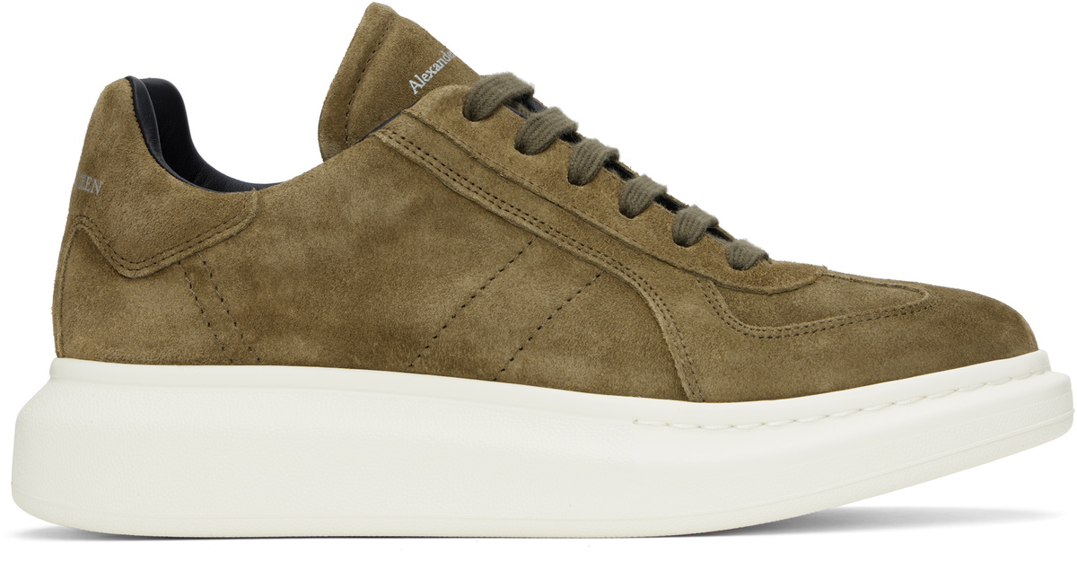 スニーカー Oversize Sneakers - Alexander McQueen - Leather - Khaki Oversized Sneakers - Alexander McQueen - Leather - Khaki