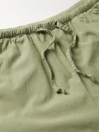 SAVE KHAKI UNITED - Haven Cotton-Poplin Drawstring Trousers - Green
