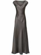 ALBERTA FERRETTI Satin Long Dress